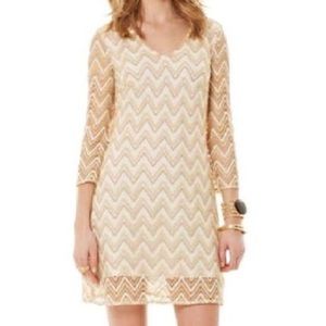 Lilly Pulitzer Gold Dress - Small